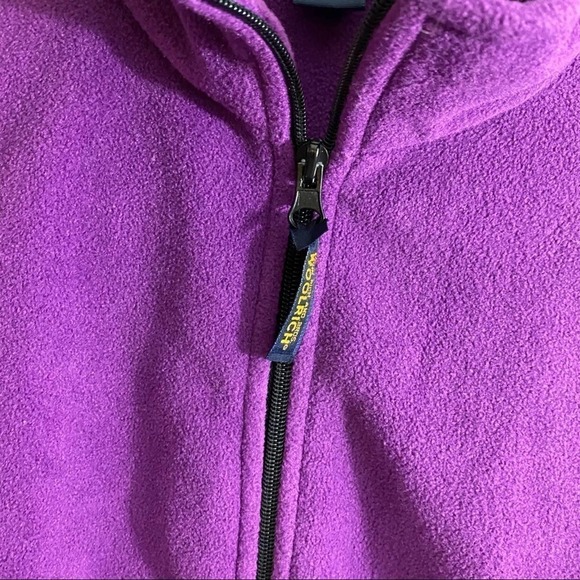 Woolrich Fleece Full Zip up Jacket Size Small - Picture 3 of 5